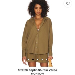 Monrow Poplin Shirt and Boxer Short Set